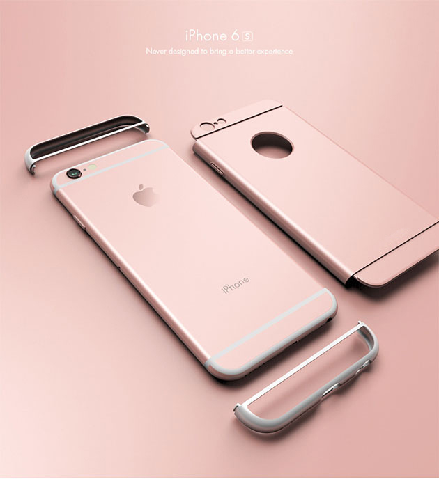 เคส iPhone 6s Plus กันกระแทกสวย ๆ พร้อมส่ง บาง